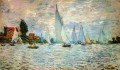 Regatta in Argenteuil II Claude Monet